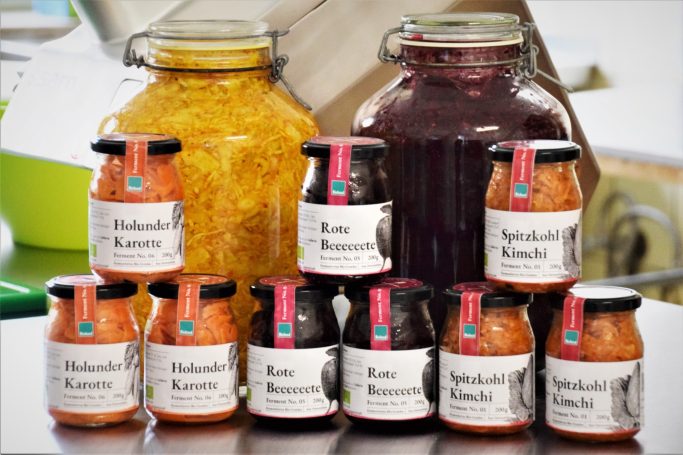 Fermentiertes Gemüse in Gläsern Schnelles Grünzeug OWL
